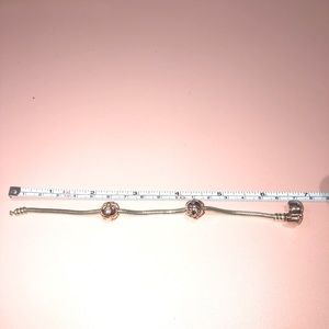 Pandora Moments Barrel Clasp Snake Chain Bracelet